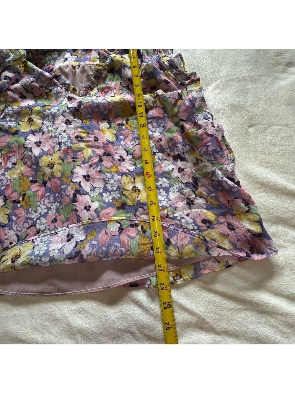 Kori Multicolor Floral Ruffle Blouse - Picture 8 of 8